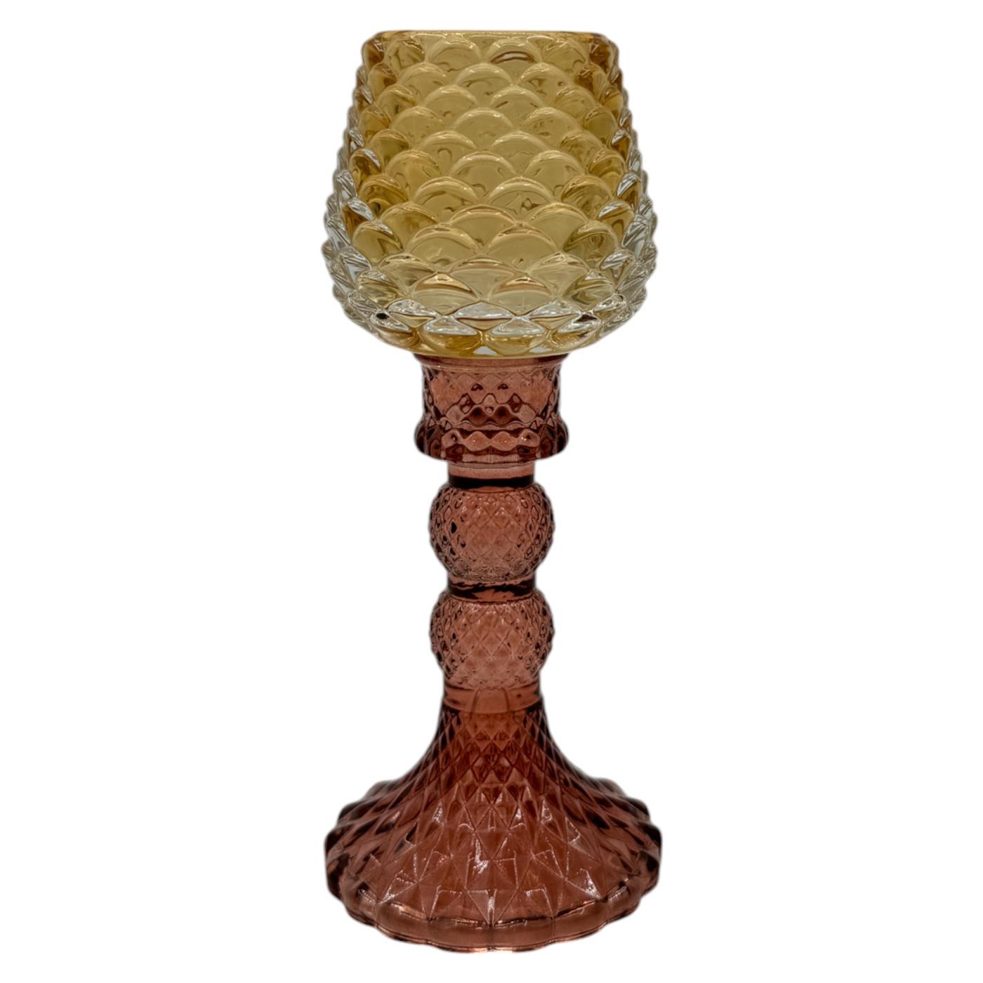 Mansion Atmosphere Theelichthouder Pincone op voet 8x19cm